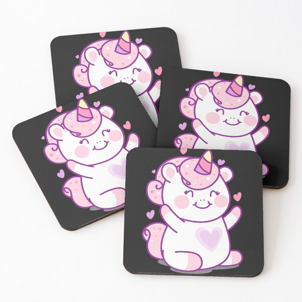 Item preview, Cute Unicorn Kawaii Design designed and sold by BrightLightArts.