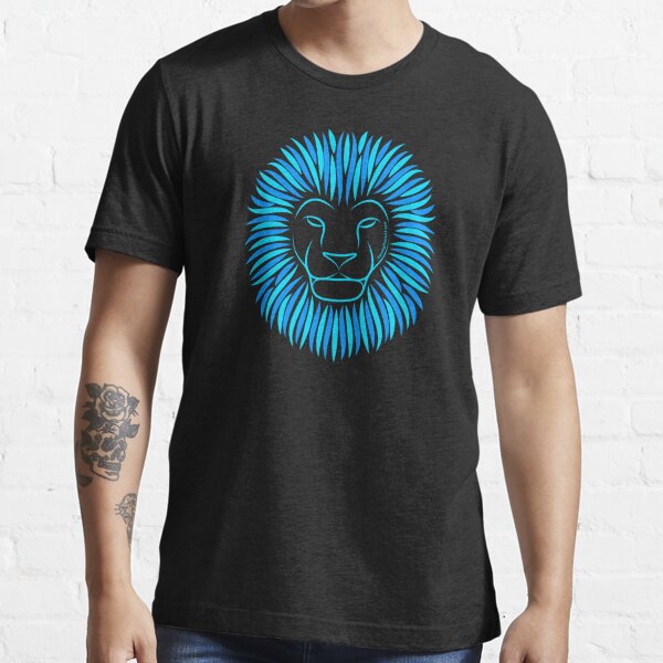 Winter Blue Ice Lion | Twenty Four Wild Essential T-Shirt