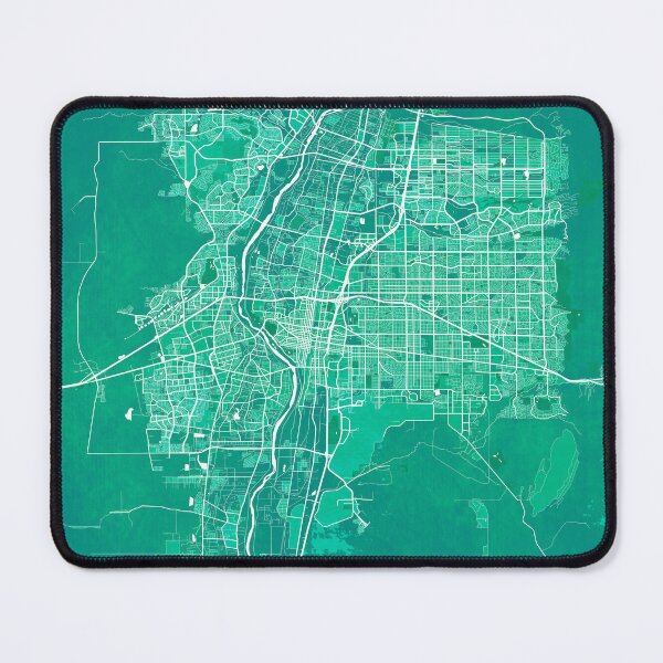 Item preview, Albuquerque City Map of New Mexico, USA - Watercolor designed and sold by deMAP.