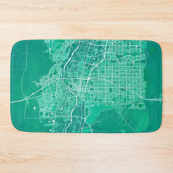 Item preview, Albuquerque City Map of New Mexico, USA - Watercolor designed and sold by deMAP.