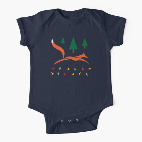 Fox In The Forest | Twenty Four Wild Short Sleeve Baby One-Piece