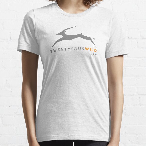 Sprinting Gazelle Logo | Twenty Four Wild Essential T-Shirt