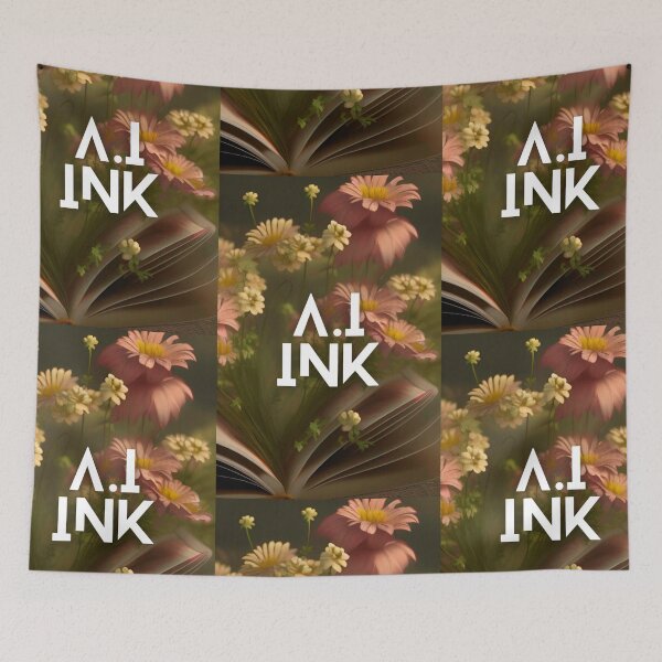 Item preview, A.I INK | Flowers Growing From Book designed and sold by AI-INK.