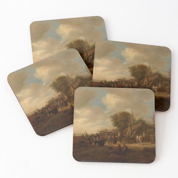 Item preview, Village Fair (Jan Steen) designed and sold by ArtHistorical.