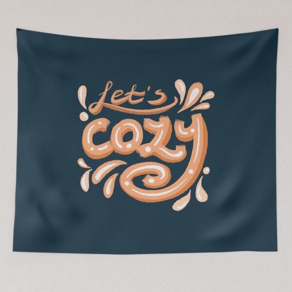 Item preview, Let's cozy designed and sold by pinkyfish1010.