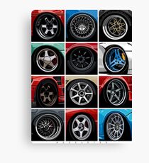 World of wheels Canvas Print