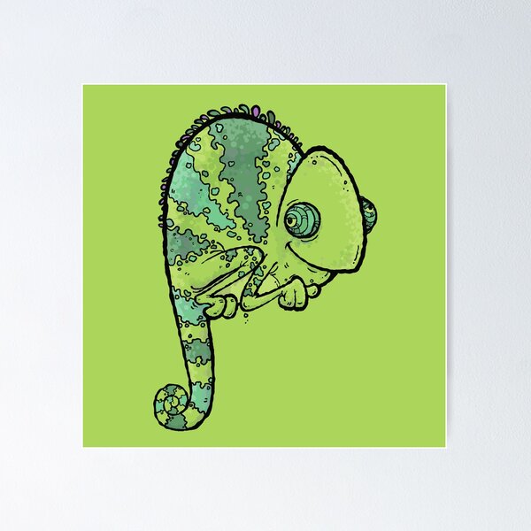 Item preview, Camaleón, de la colección Green Meanie designed and sold by BobOstromStudio.