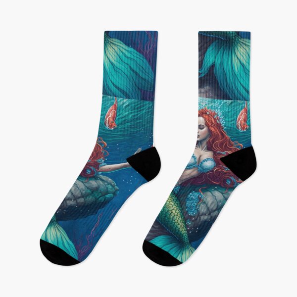 Item preview, Mermaid with Red Hair designed and sold by AboutBeaches.