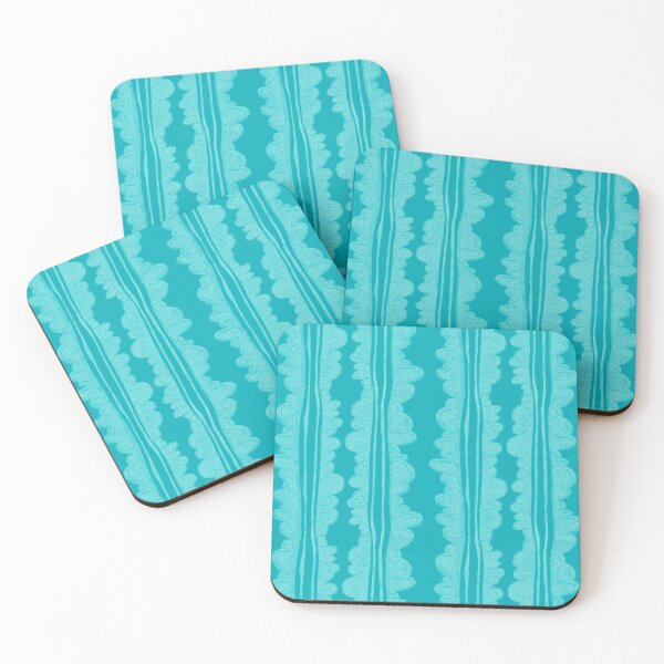 Item preview, Blue Teal Bright Dome Rainbow Abstract Pattern designed and sold by Maitri-Sanghvi1.
