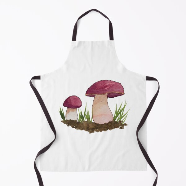 Item preview, Dupain's Bolete Mushroom Watercolour White designed and sold by Nicky Rollings.