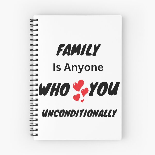 Item preview, Family is anyone who loves you unconditionally  designed and sold by Echo Aesthetics.