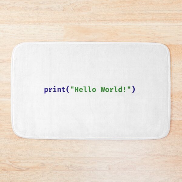Item preview, Hello World designed and sold by BleuBlue.