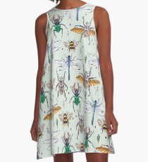 lucky insects pattern A-Line Dress