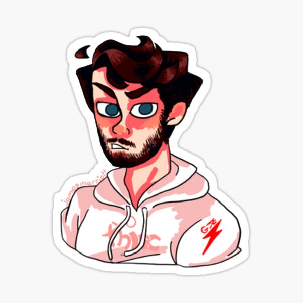 "jamess marrriottt" Sticker for Sale by lazzyartist Redbubble