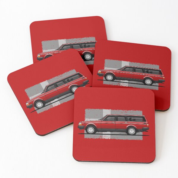 Item preview, The iconic Swedish station wagon with flag background designed and sold by designjaag.
