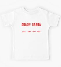 With great Gracie Barra comes great responsibility Kids Tee
