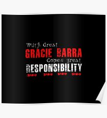 With great Gracie Barra comes great responsibility Poster