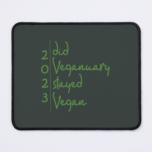 Item preview, Did Veganuary Stayed Vegan 2023 designed and sold by EmeraldeaArt.