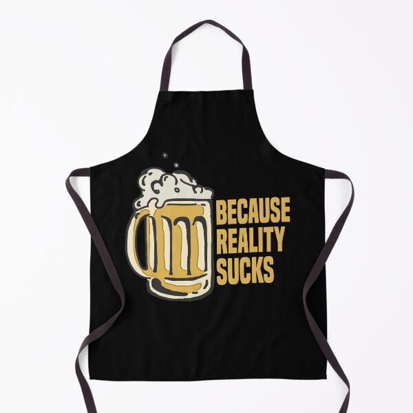 Item preview, Beer because reality sucks designed and sold by blankshirt.