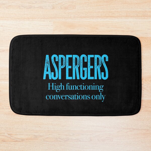 Item preview, ASPERGERS - High functioning conversations only | Asperger Syndrome Awareness | Autism Spectrum Disorder | High Functioning | Neurodiversity | Neurodivergent | Neurodiverse designed and sold by MJDezigns.