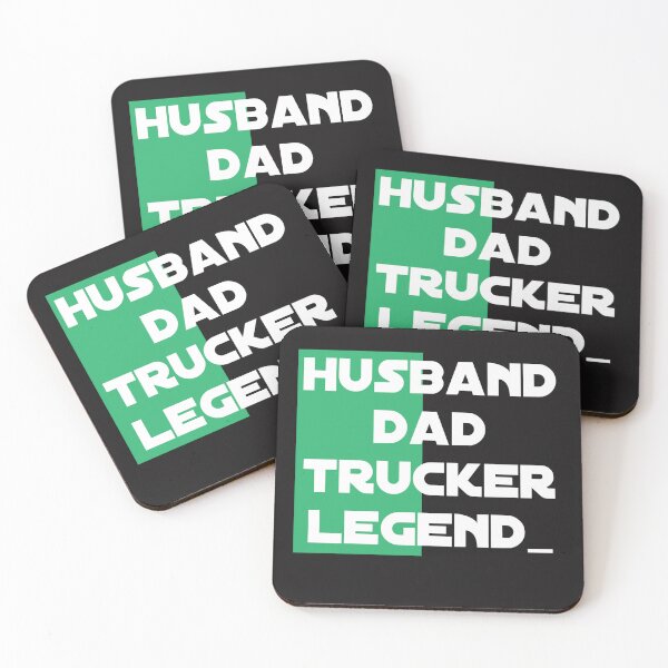 Item preview, HUSBAND DAD TRUCKER LEGEND_ designed and sold by YoussefProMax.
