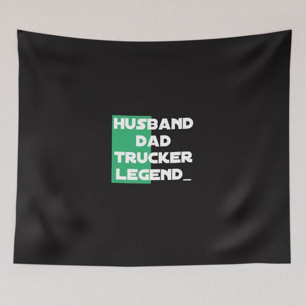 Item preview, HUSBAND DAD TRUCKER LEGEND_ designed and sold by YoussefProMax.