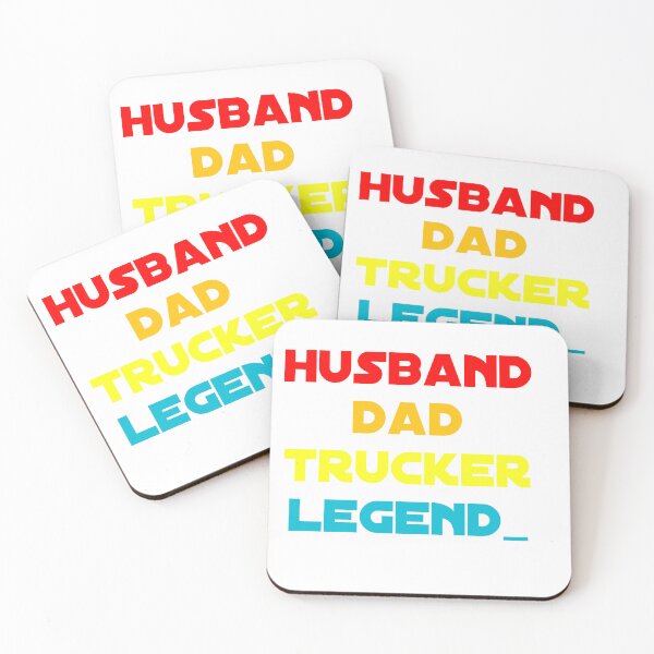 Item preview, HUSBAND DAD TRUCKER LEGEND_ designed and sold by YoussefProMax.