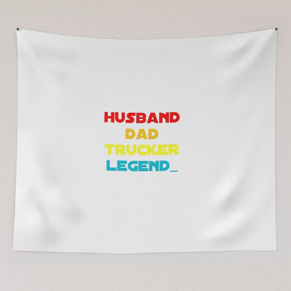 Item preview, HUSBAND DAD TRUCKER LEGEND_ designed and sold by YoussefProMax.