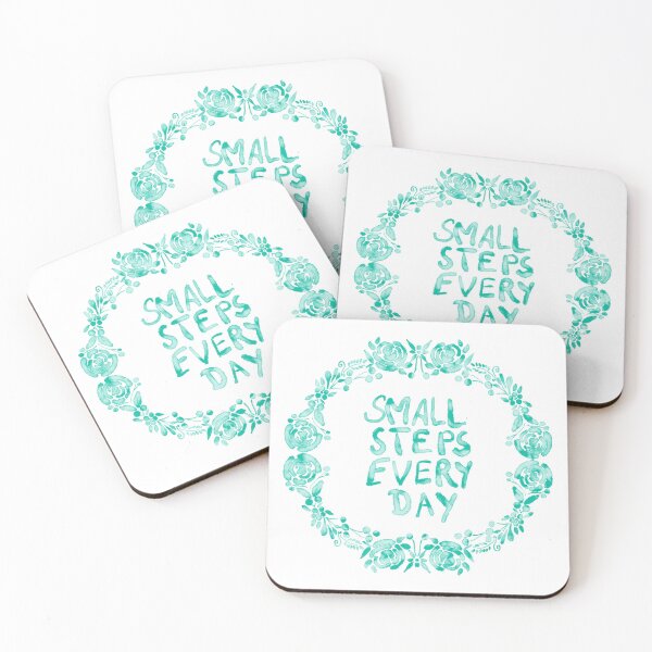 Item preview, Positive Quote - Small Steps Every Day designed and sold by Shalini Bisht.