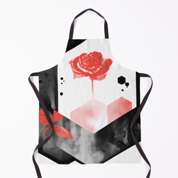 Item preview, Red Rose Geometric Flower Design | Version 3 | Umbellated Studio designed and sold by Umbellated.