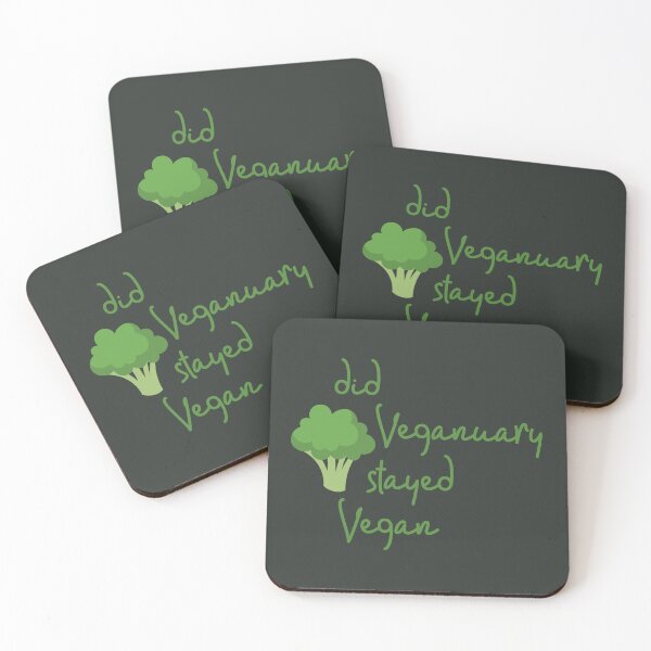 Item preview, Did Veganuary Stayed Vegan with a a broccoli design designed and sold by EmeraldeaArt.