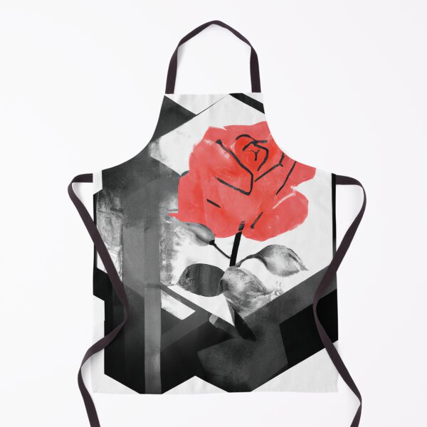 Item preview, Red Rose Geometric Flower Design | Version 4 | Umbellated Studio designed and sold by Umbellated.