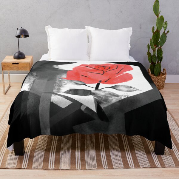 Item preview, Red Rose Geometric Flower Design | Version 4 | Umbellated Studio designed and sold by Umbellated.