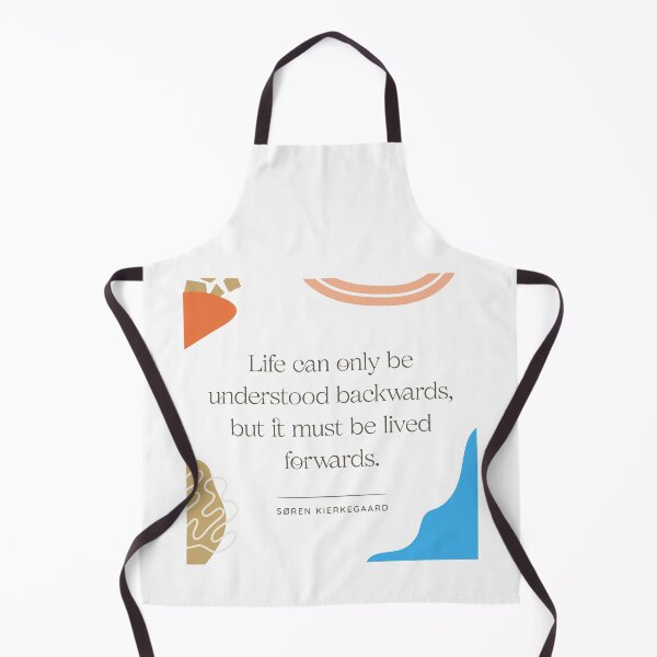 Item preview, "Life can only be understood backwards" Soren Kierkegaard Philosophy Quote designed and sold by curatable.
