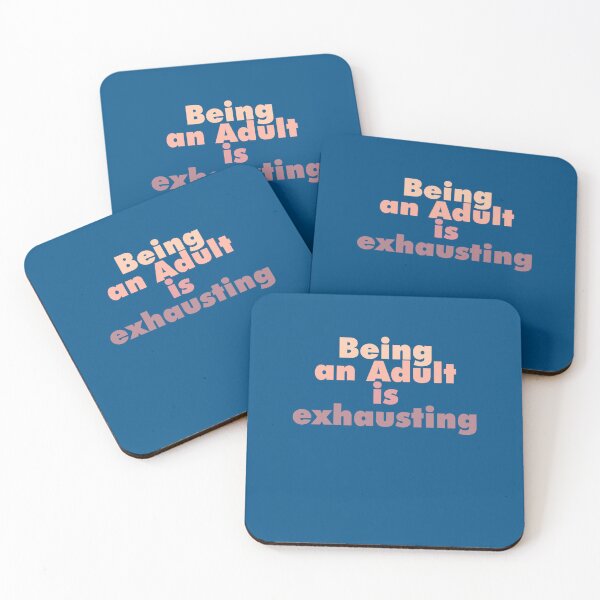 Item preview, Being an Adult is exhausting Hidden Haven  designed and sold by gertietawanaqp.