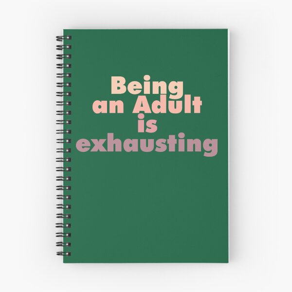 Item preview, Being an Adult is exhausting Hidden Haven  designed and sold by gertietawanaqp.