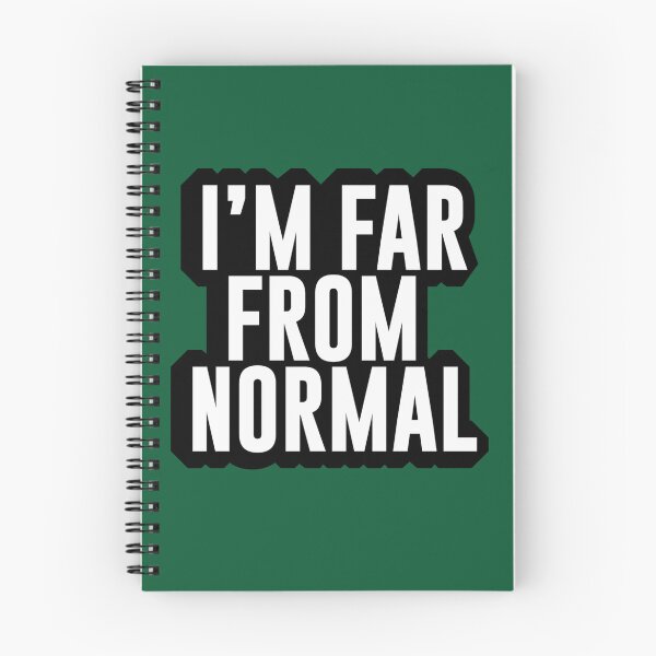 Item preview, I Am Far From Normal Vinyl Decal   designed and sold by gertietawanaqp.