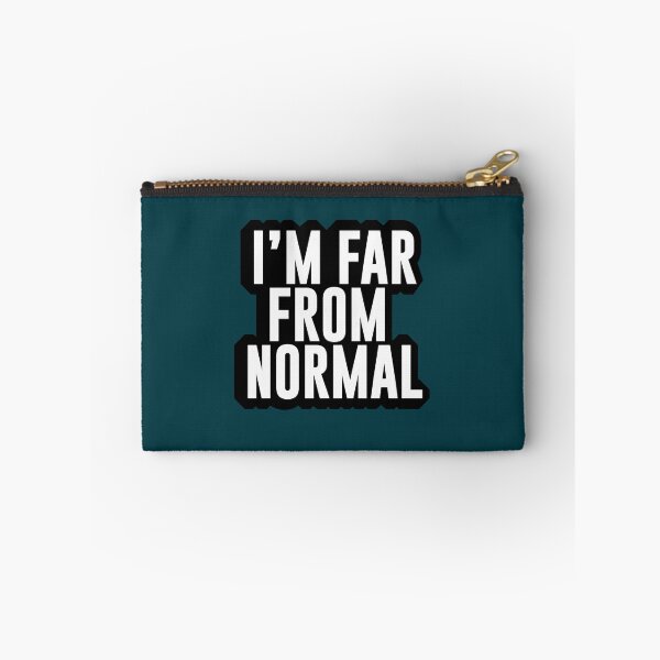 Item preview, I Am Far From Normal Vinyl Decal   designed and sold by gertietawanaqp.