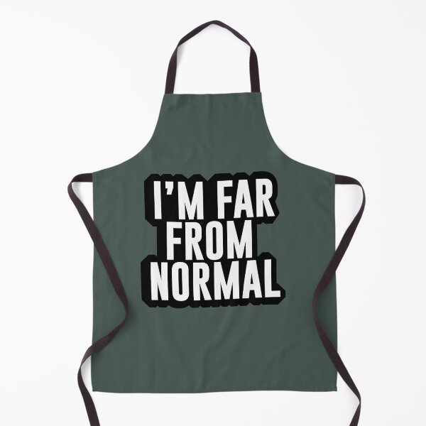 Item preview, I Am Far From Normal Vinyl Decal designed and sold by gertietawanaqp.