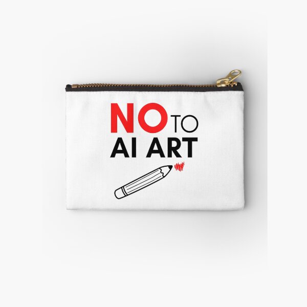 Item preview, NO to AI ART Quote to Save Real Artists designed and sold by Zentropik.