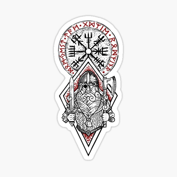Viking warrior Sticker