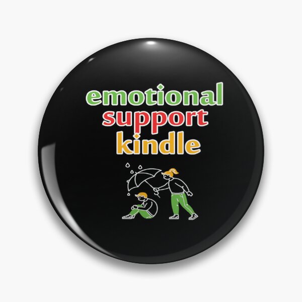 Item preview, Emotional Support Kindle colourful designed and sold by Tstdesign.