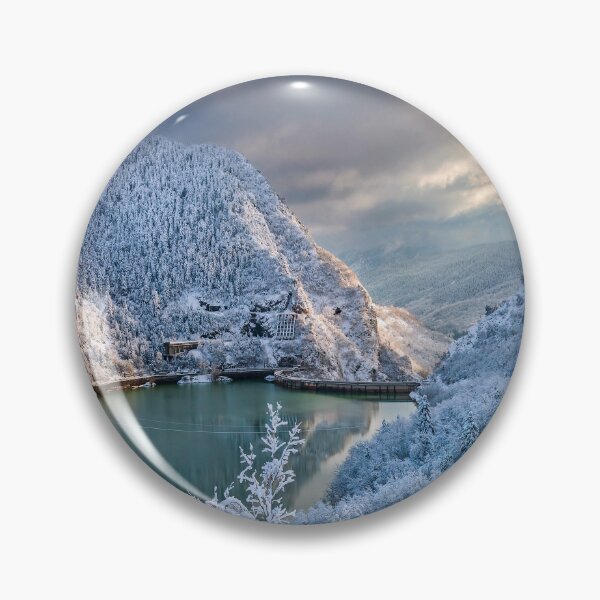 Item preview, Plastiras lake all dressed in white designed and sold by Hercules Milas.