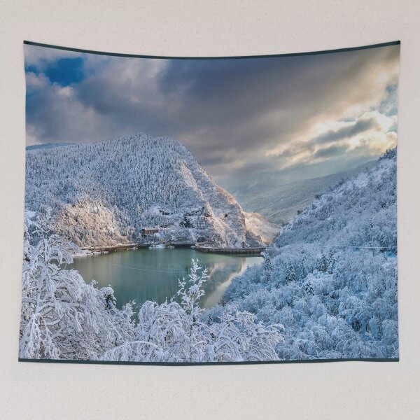 Item preview, Plastiras lake all dressed in white designed and sold by Hercules Milas.