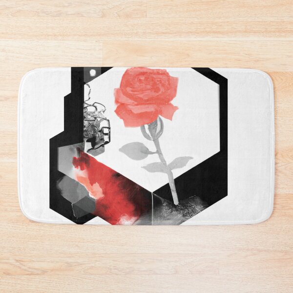 Item preview, Red Rose Geometric Flower Design | Version 6 | Umbellated Studio designed and sold by Umbellated.