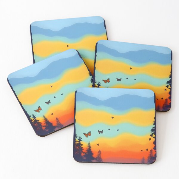 Item preview, Bring the Beauty of Landscapes and Butterflies into Your Home with Our Stunning Minimalist Art Prints designed and sold by supeart.