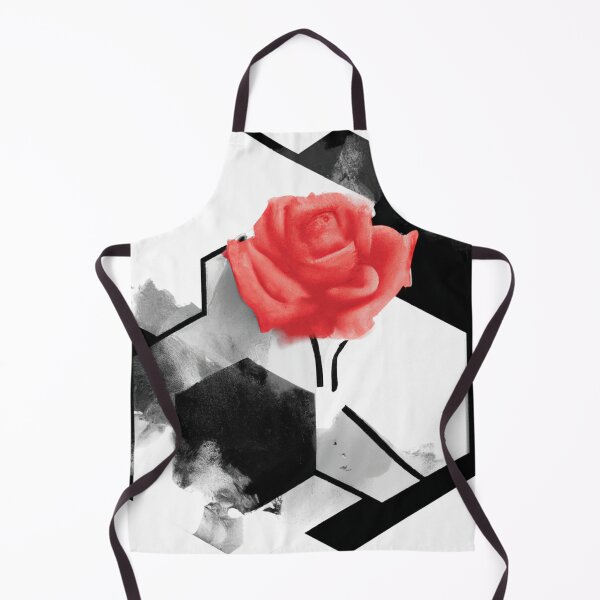 Item preview, Red Rose Geometric Flower Design | Version 7 | Umbellated Studio designed and sold by Umbellated.
