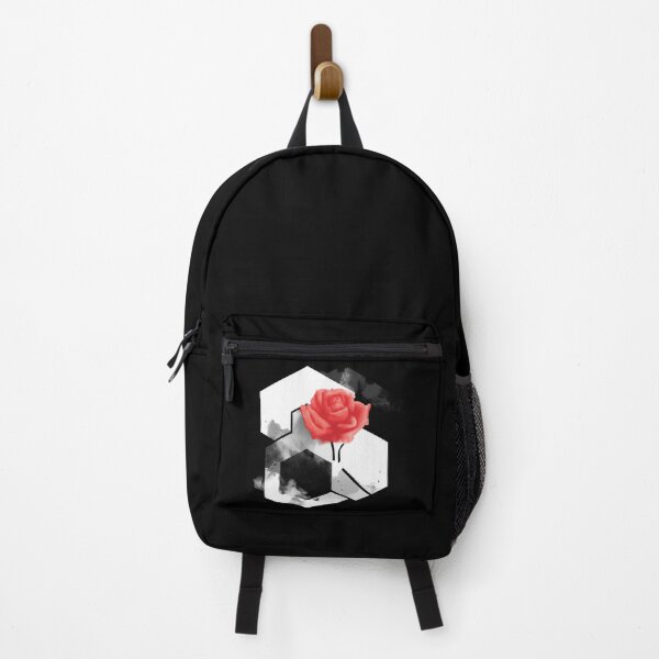 Item preview, Red Rose Geometric Flower Design | Version 7 | Umbellated Studio designed and sold by Umbellated.