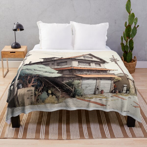 Item preview, Japanese House Architecture designed and sold by NianderQuinn.