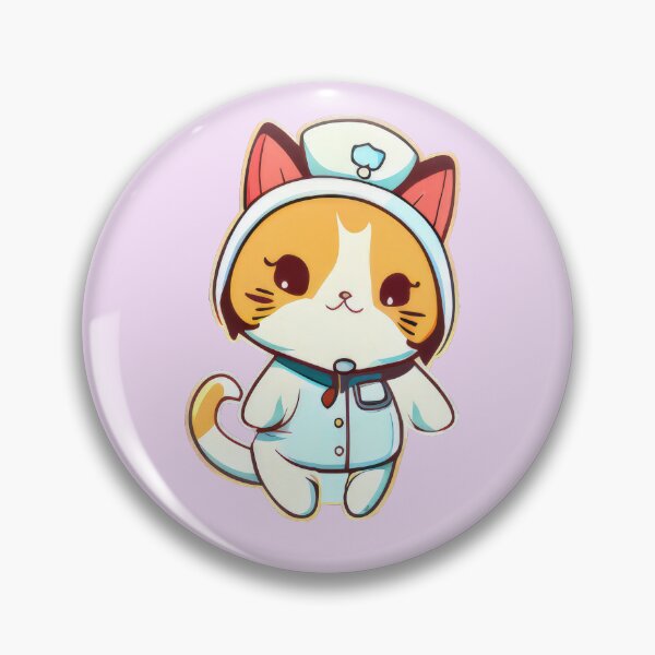 Item preview, Nurse Cute Cat Kitten designed and sold by Tellingmoon.